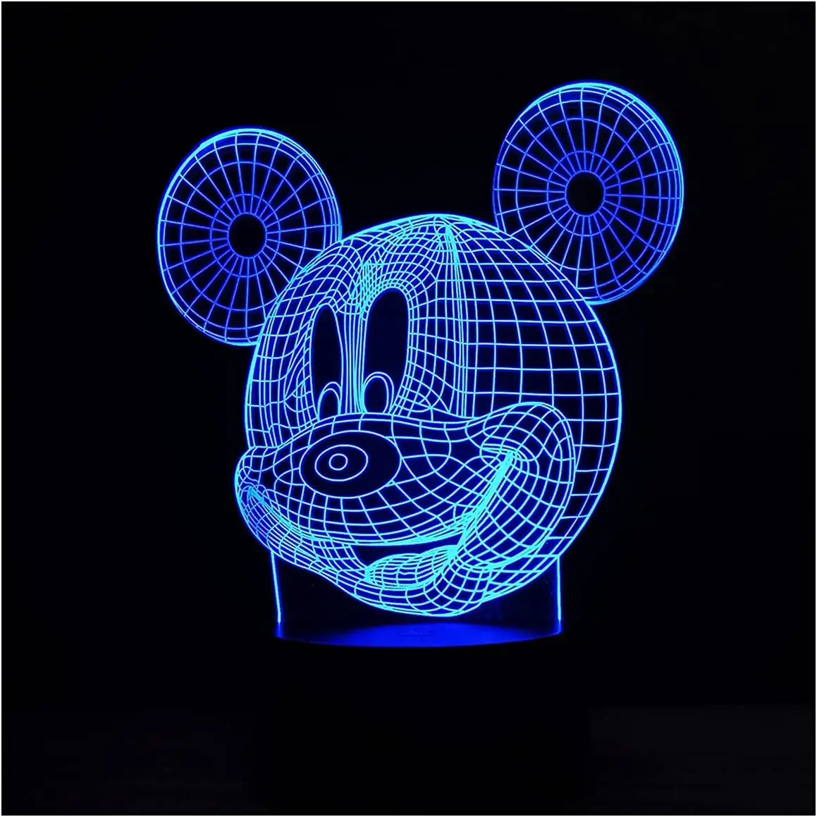 MICKEY MOUSE 3D V2 Night Light illusion Lamp Bedside Table Lamp