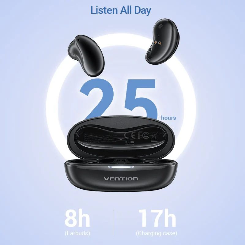 Vention True Wireless Bluetooth Earbuds Tiny T11 | ENC