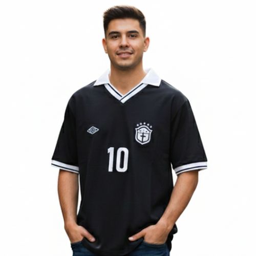 Aesthetic Gen Manfinity Sporsity Patchwork Number Print Polo Shirt