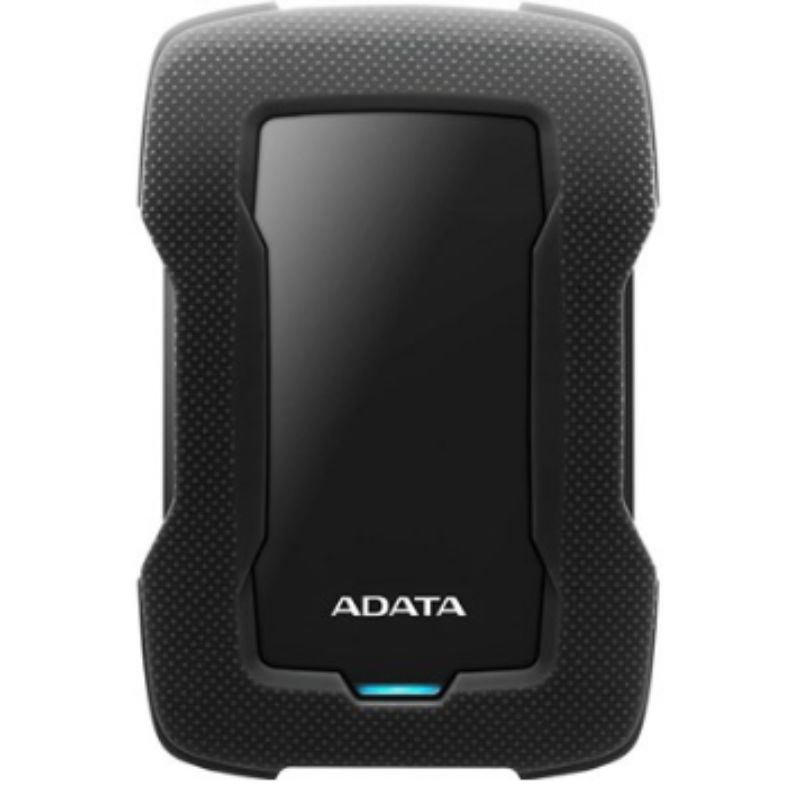 ADATA HD330 1TB USB 3.2 Shock-Resistant Extra Slim External Portable Hard Drive - Black - AHD330-1TU31