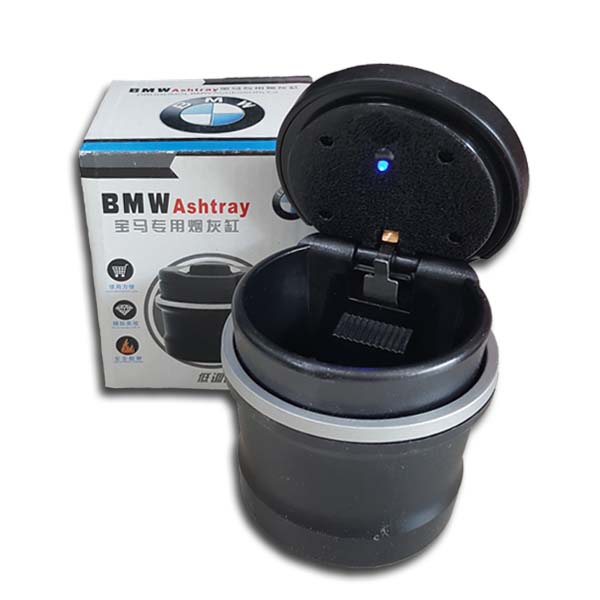 BMW led ashtray for car, Office and home with storage cup 1pc
