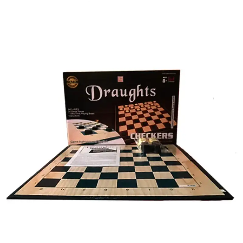 Chess &amp; Draughts 2 in 1 Board Game - Multi Color