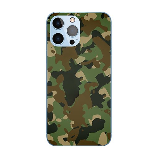 Customized Mobile Case for Apple iPhones (Pak Army Camouflage-Design)