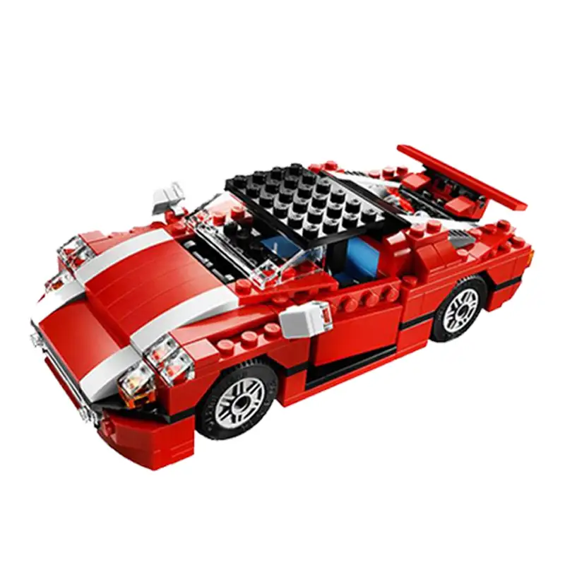 Architect Creator - 23 in 1 - Red Super Speedster Race Car Building Blocks Set - 3110