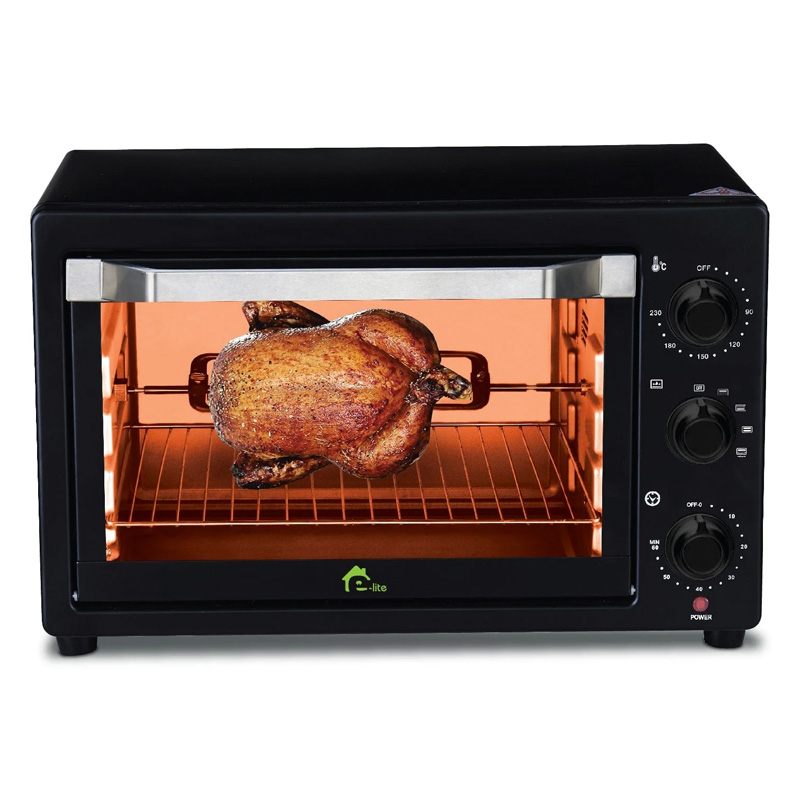 E-Lite ETO-221R Oven Toaster 22 Liter With Official Warranty