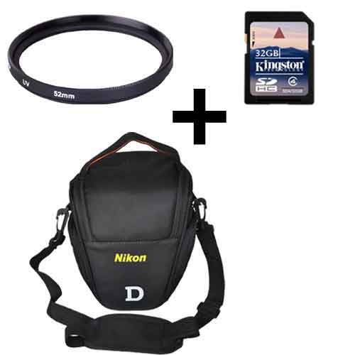 Camera Accessories Deal  Bag+Filter+Memory Card