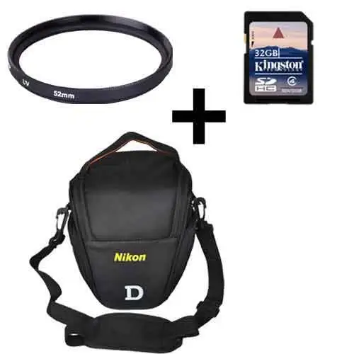 Camera Accessories Deal  Bag+Filter+Memory Card