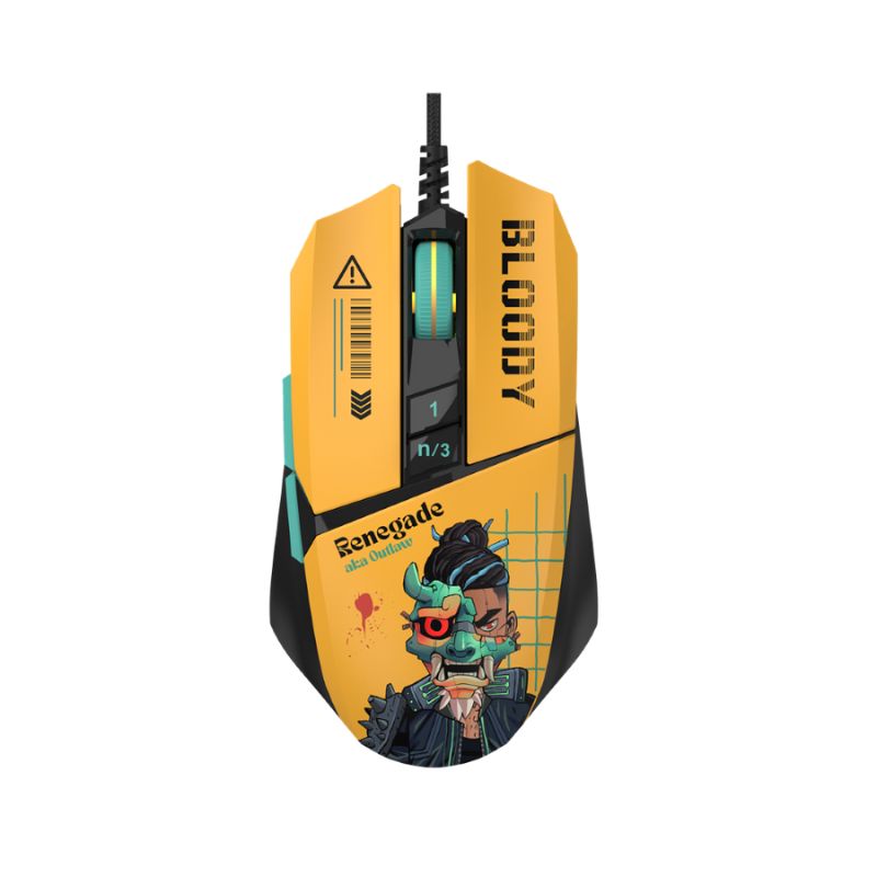Bloody W63 Max Renegade RGB Gaming Mouse – Sunset