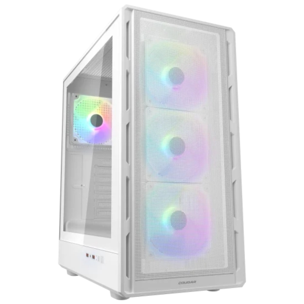 COUGAR Airface Pure RGB Compact ATX Mid Tower White Gaming Case
