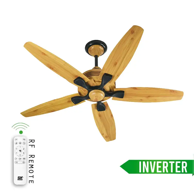 SK Ceiling Fan Iris Model Copper 56 Inch Inverter Fan Remote Control With Official Warranty