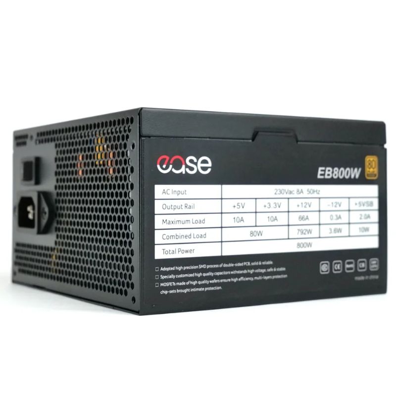 Ease EB800W 80+ Bronze Power Supply