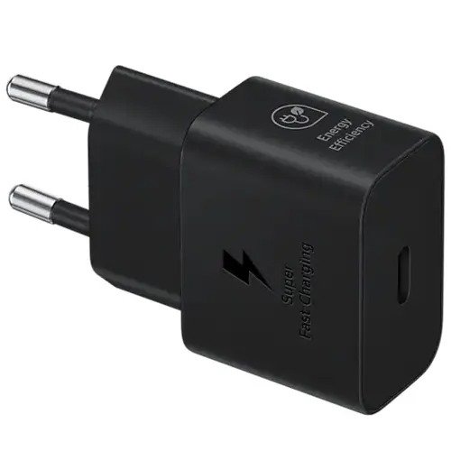 Samsung 25W Power Adapter Without Cable 2 Pin EU Plug New Version