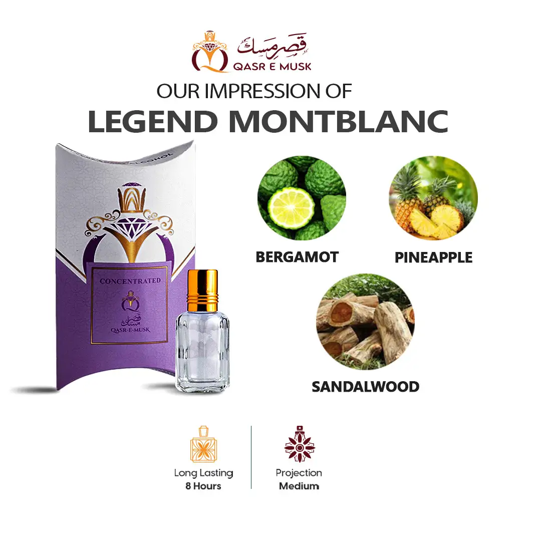 12ml Legend Montblanc | Affordable Impression By Qasr-E-Musk