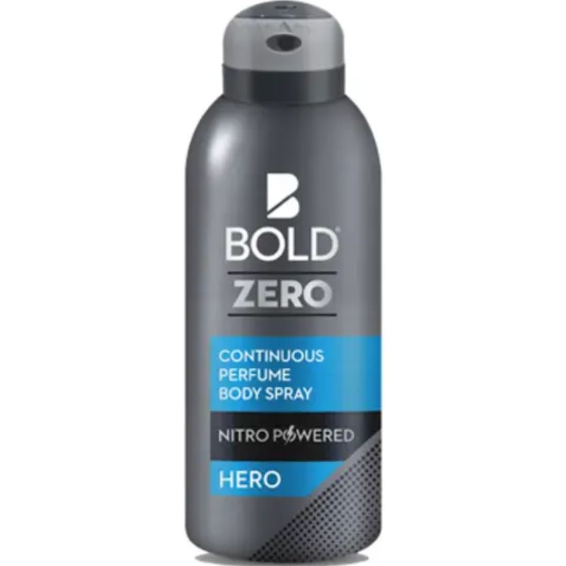 Bold Zero Continuous Perfume Body Spray Hero 120ml