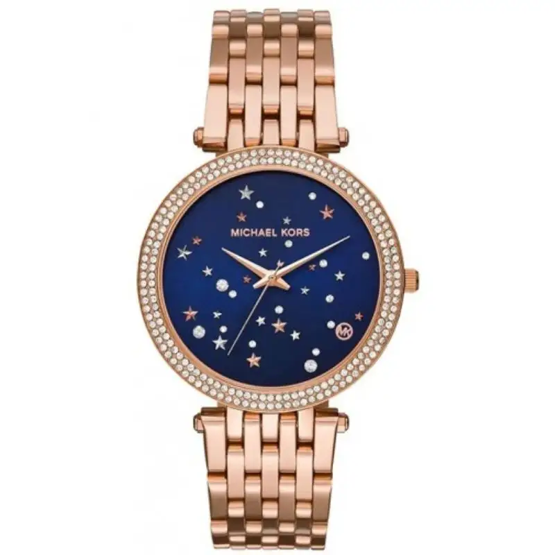 Michael Kors Women’s Quartz Stainless Steel Blue Dial 39mm Watch MK3728