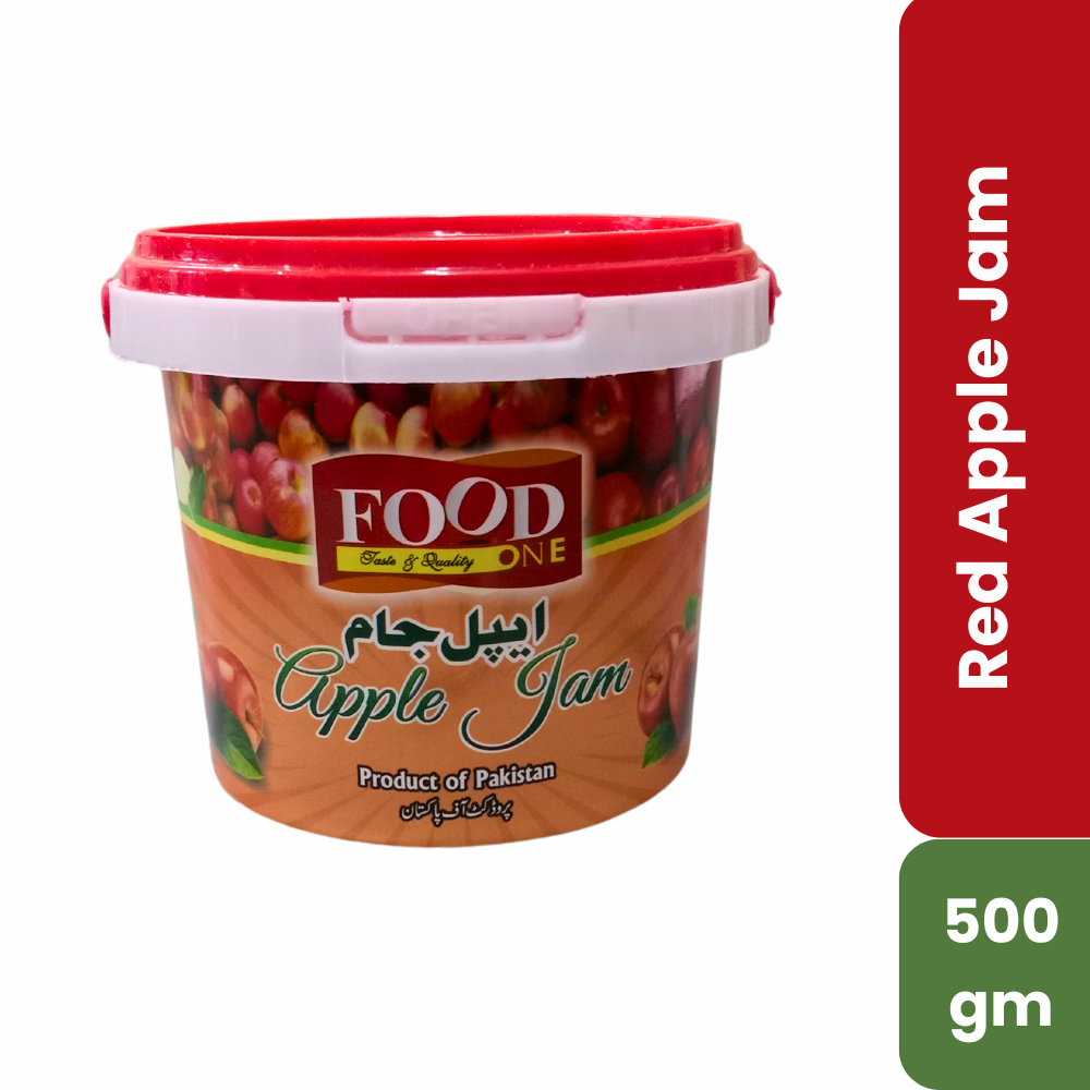 Premium Red Apple Jam – 500g | Sweet, Crisp Apple Flavor in Every Jar