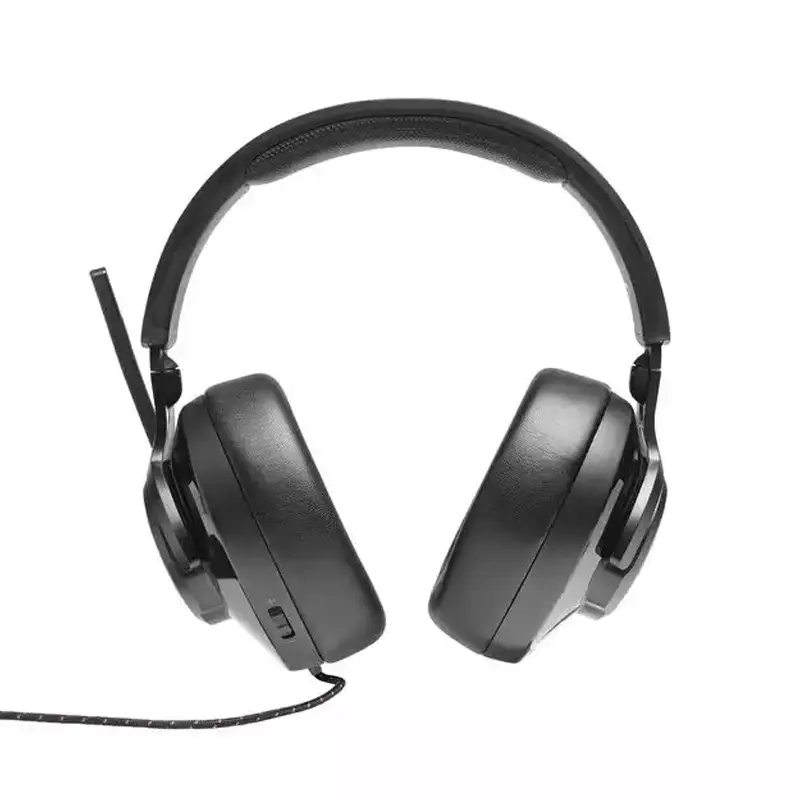 JBL Quantum 300 Hybrid Wired Over-Ear Gaming Headset with Flip-Up Mic