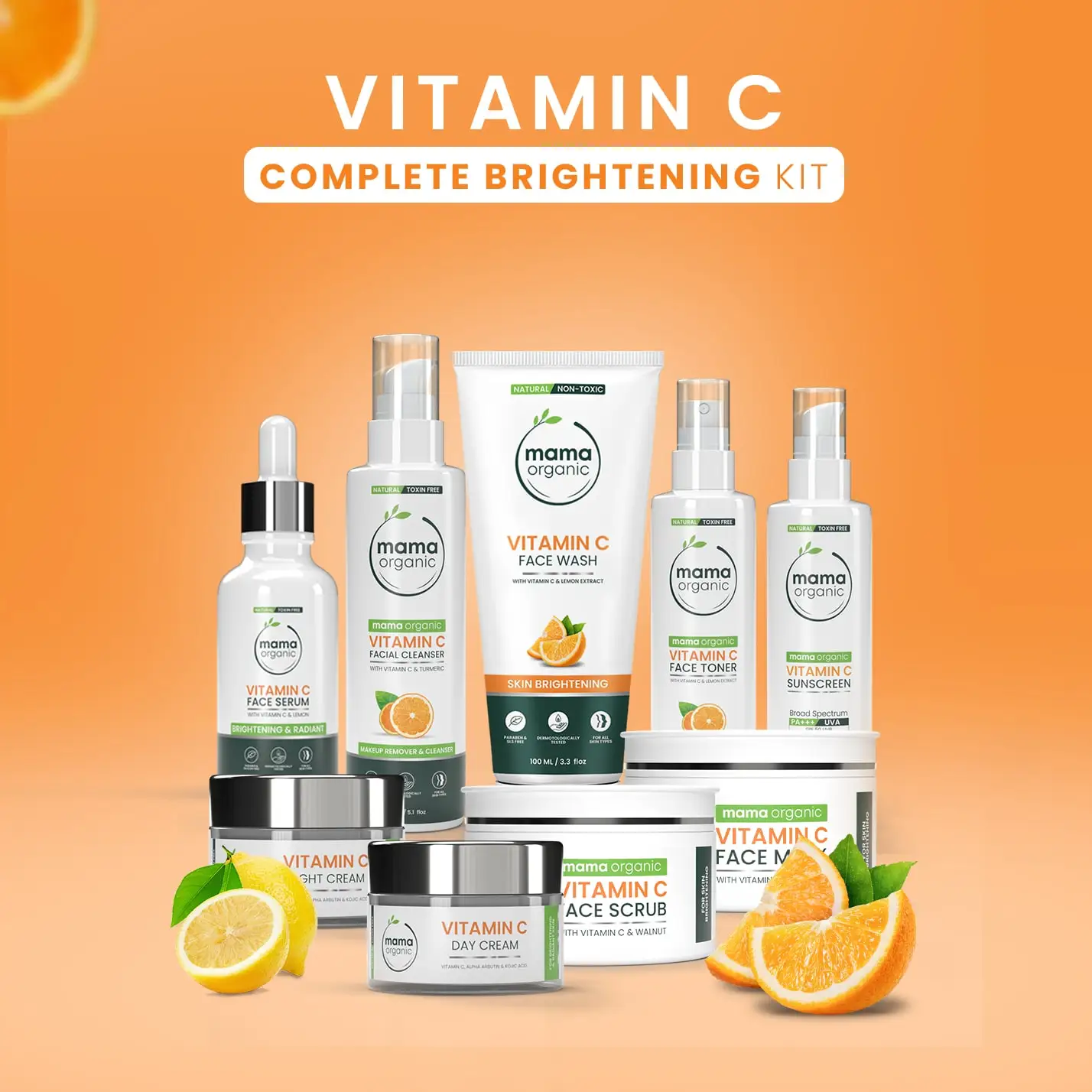 Vitamin C Complete Brightening Kit - Natural & Non Toxic