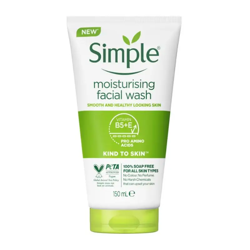 Simple Kind To Skin Moisturising Facial Wash 150ml