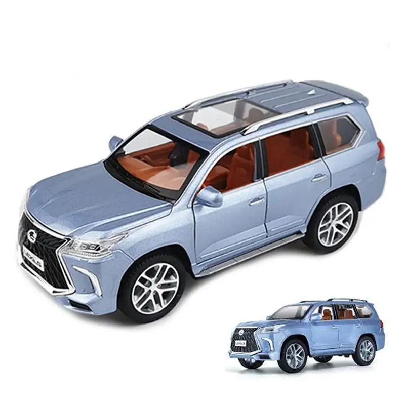 Lexus Land Cruiser Die cast 1:24 Scale Model - Blue