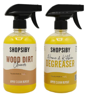 Shopsiby Ultimate Combo Home And Kitchen Degreaser + Wood Dirt Cleaner 250ML