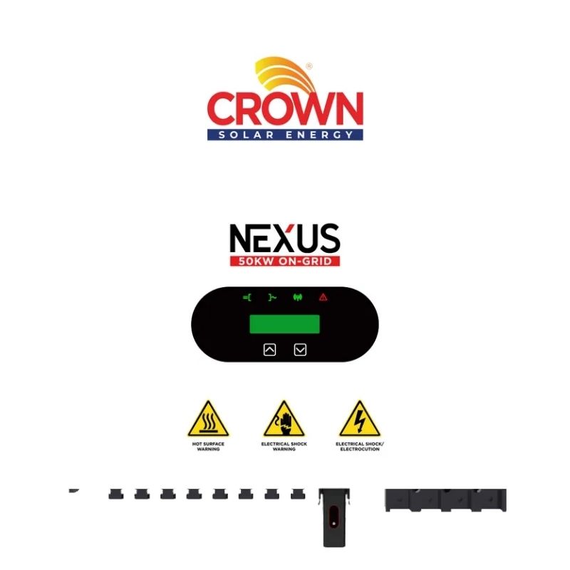 Crown Nexus 125KW On-Grid Solar Inverter (IP66) With Official Warranty