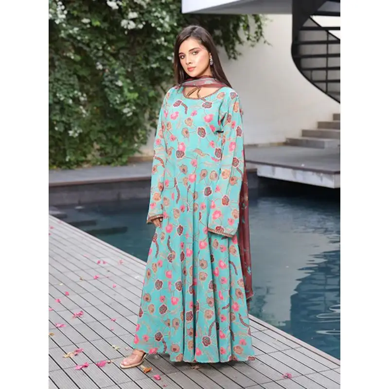 Nazmina (FRT-82) Charming Tea-Length Dress