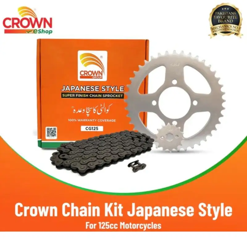 Crown Chain Kit Japanese Style for 125cc Motorcycles