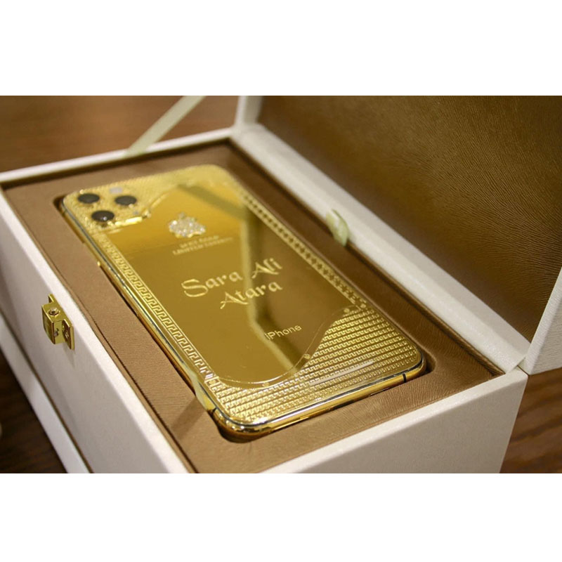 Apple iPhone 15 Pro 1TB 24kt Gold Plated - PTA Approved (With Certificate Of Authenticity)