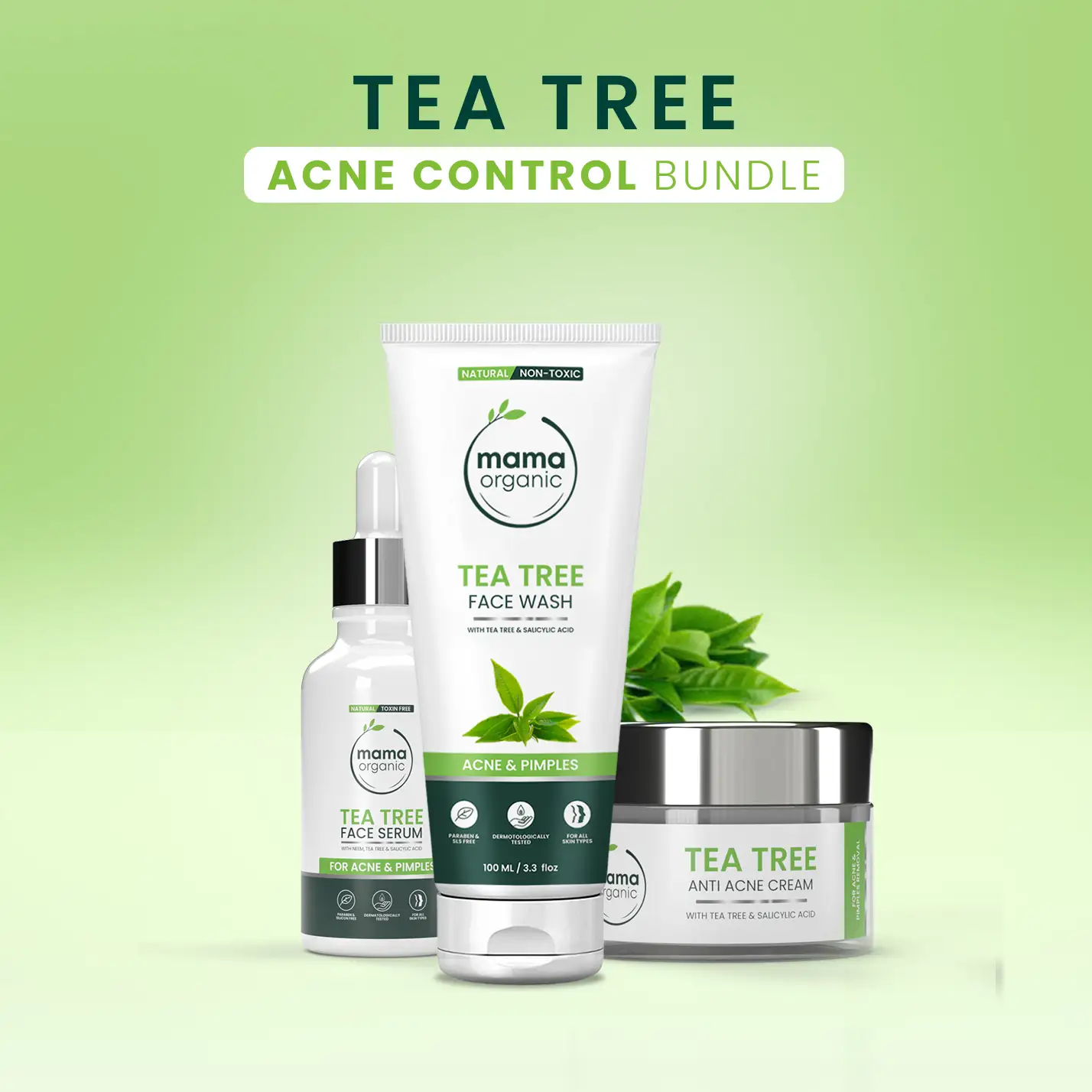 Tea Tree Acne Control Bundle - Natural & Non Toxic