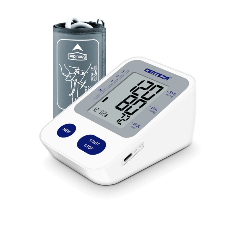 Certeza Bm 400 Digital Blood Pressure Monitor White & Grey