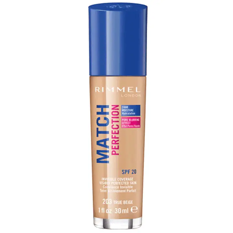 Rimmel Match Perfection Foundation - True Beige 034-203 - 3614220954073