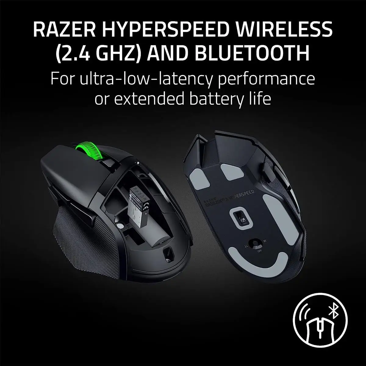 Razer Mouse Wireless Mouse Basilisk V3 X HyperSpeed