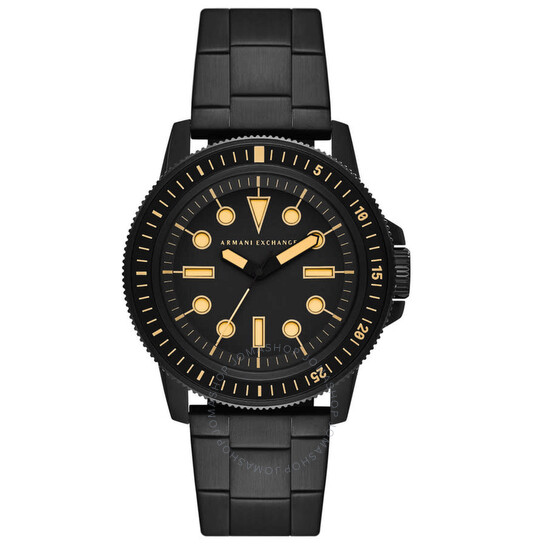 Armani Exchange Classic Quartz Black Dial Men's Watch