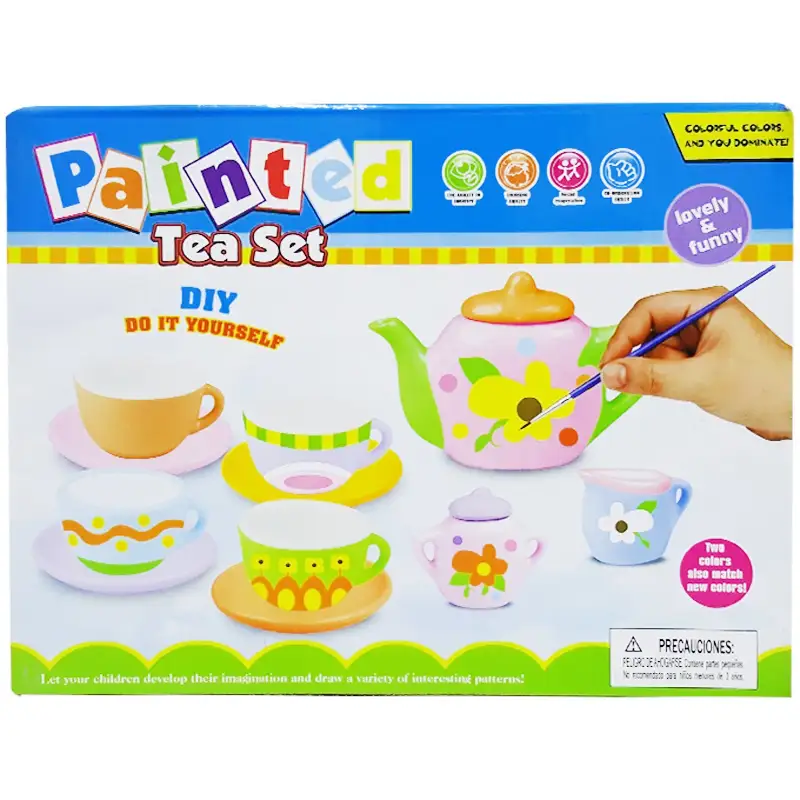 DIY- Painted Tea Set