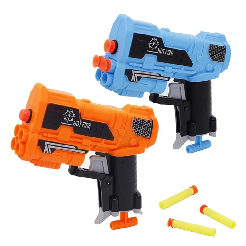 Shot Zone Super Power Hot Fire Nerf Soft Bdullet Dart Gun - Multicolor