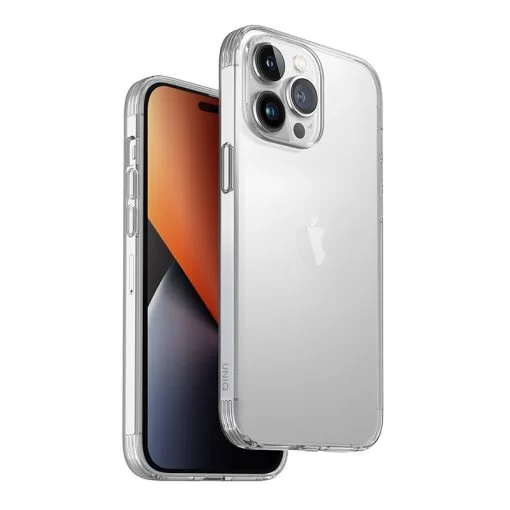 Uniq Air Fender Phone Case for iPhone 14 Pro Max – Nude (Transparent)