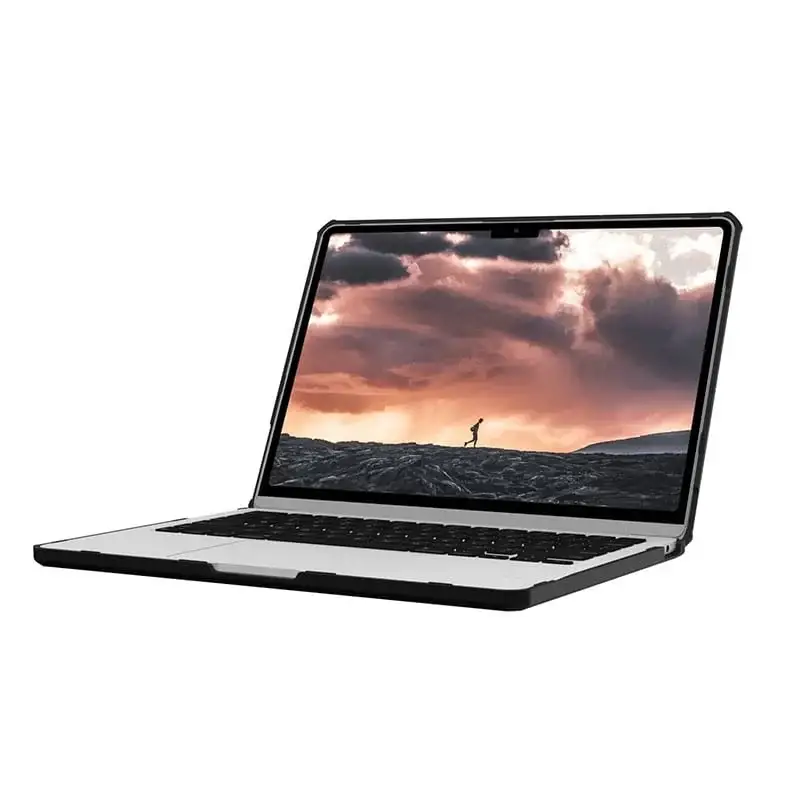 UAG Plyo Series Case For MacBook Air 13″ (2022 M2) – Ice/Black