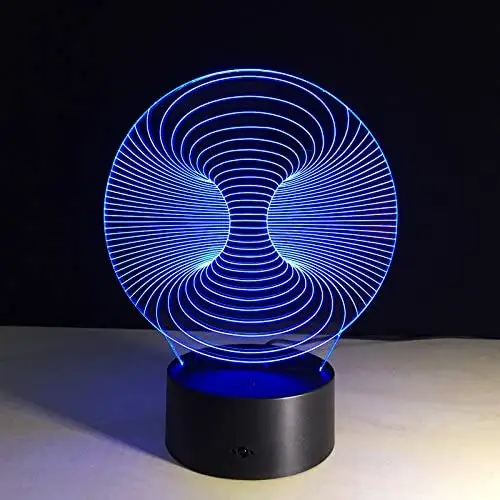 Visual Arts Sphere 3d Acrylic Illusion Lamp Bedside Table Lamp