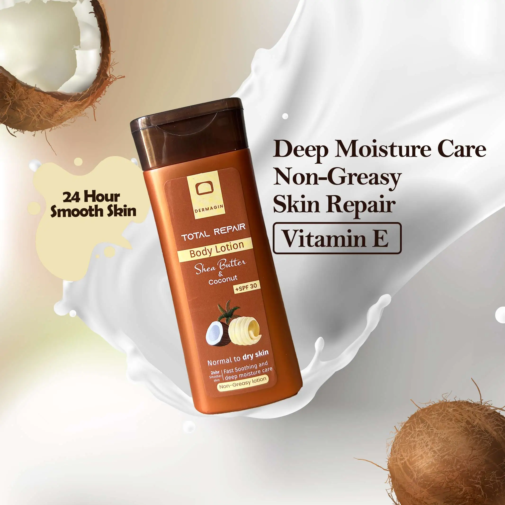 Shea Butter and Coconut Body lotion Total Repair