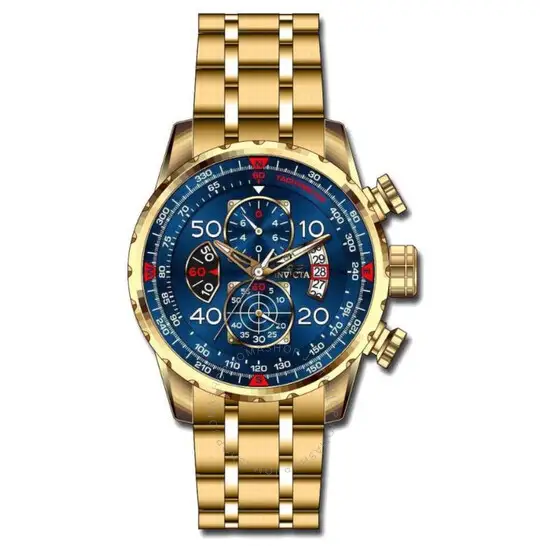Invicta Aviator Blue Dial Men's Watch