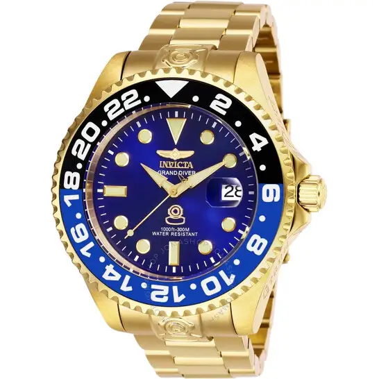 Invicta Pro Diver Automatic Blue Dial Batman Bezel Men's Watch