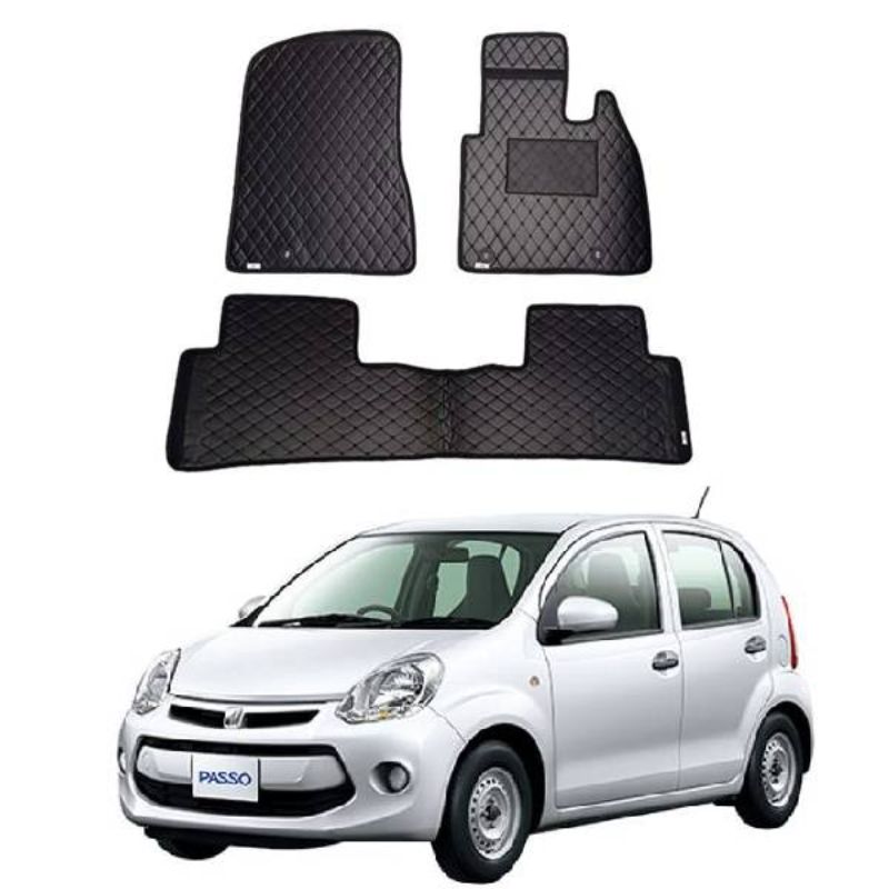 Car Geek Toyota Passo 7D Flat Style Floor Mat