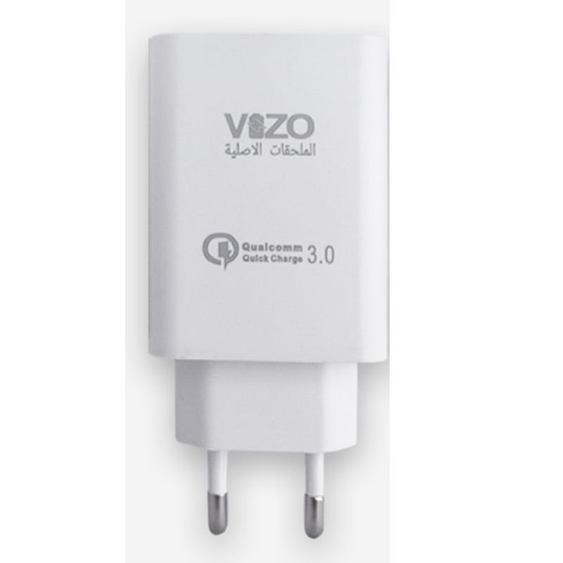 Vizo V007 18W Fast Wall Charger with Type-C Cable With Offical Warranty