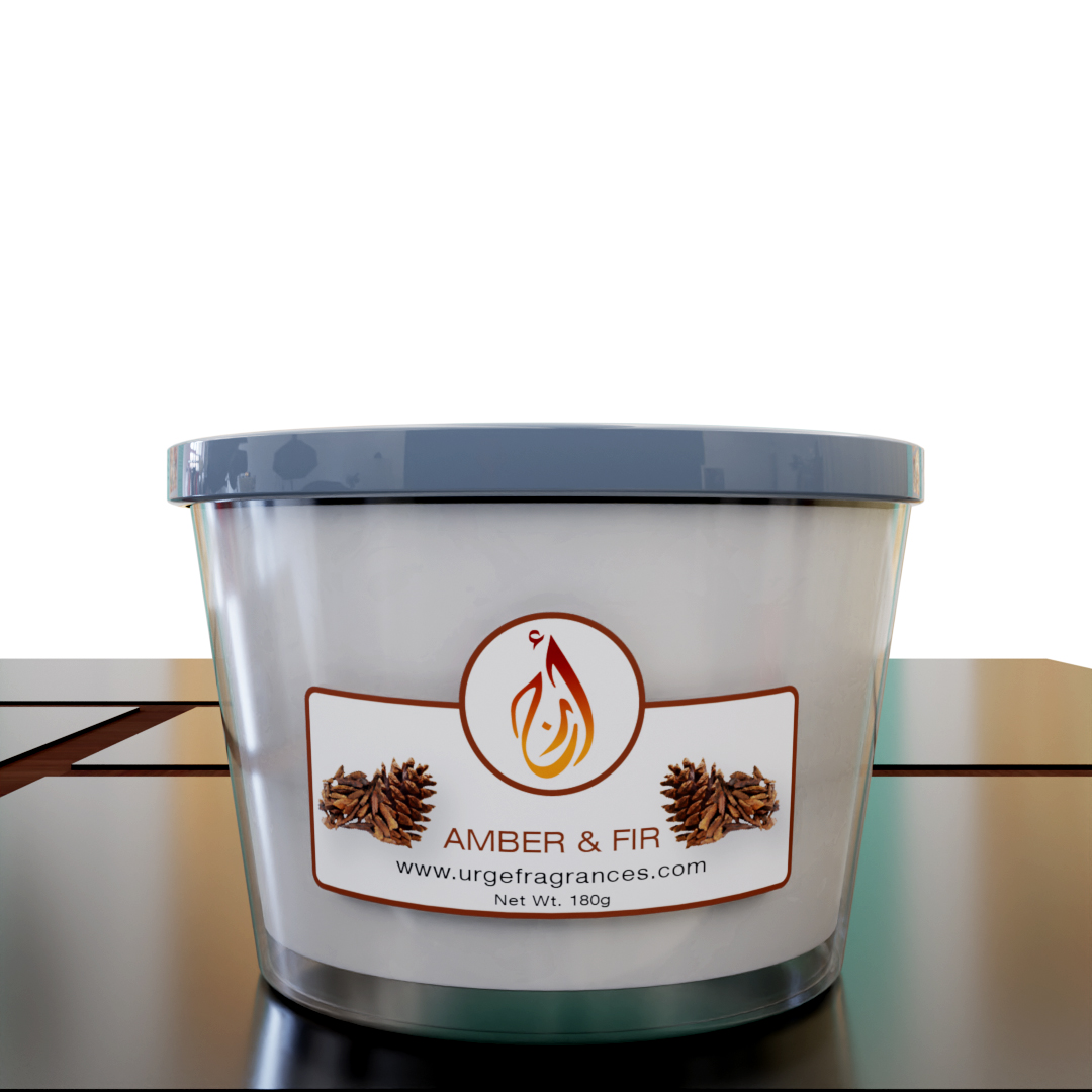 Amber & Fir Double Wick – Scented Candle