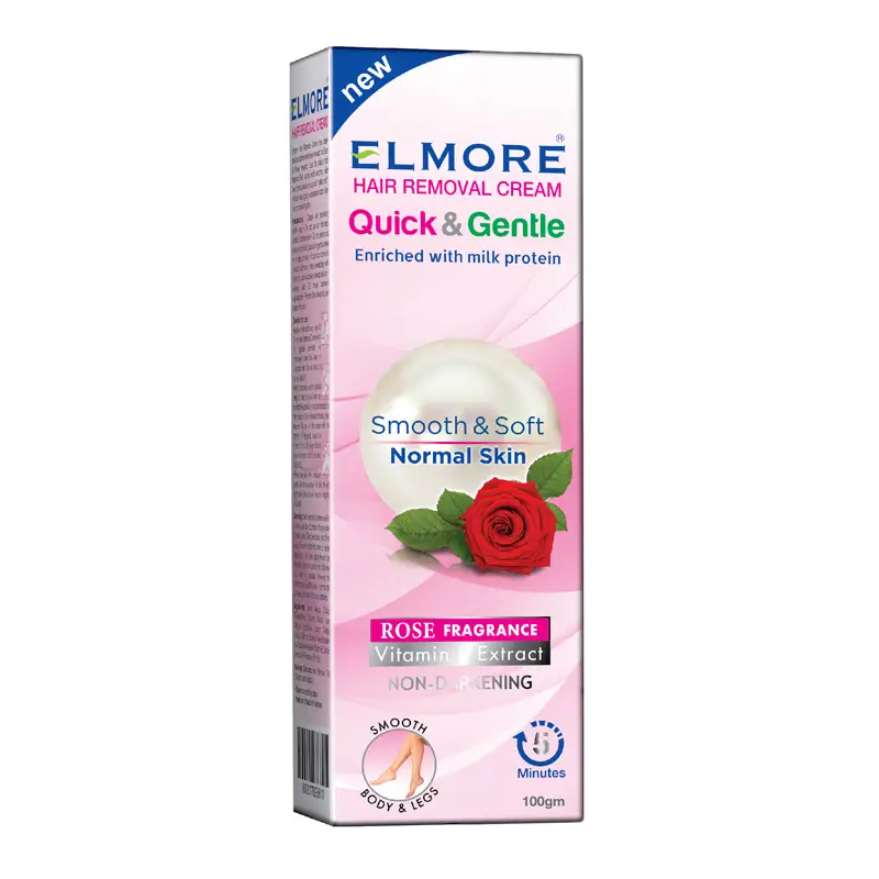 Elmore Hair Removal Cream Rose Fragrance - 100gm