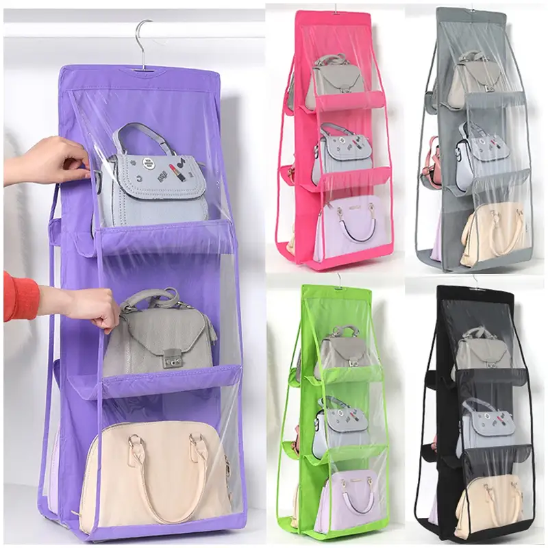 6 Pocket Foldable Double-Sided Hanging Bag