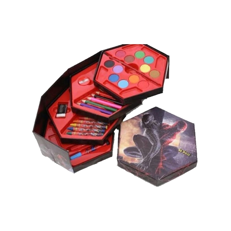 Spider Man 46 Pieces Art Set Red