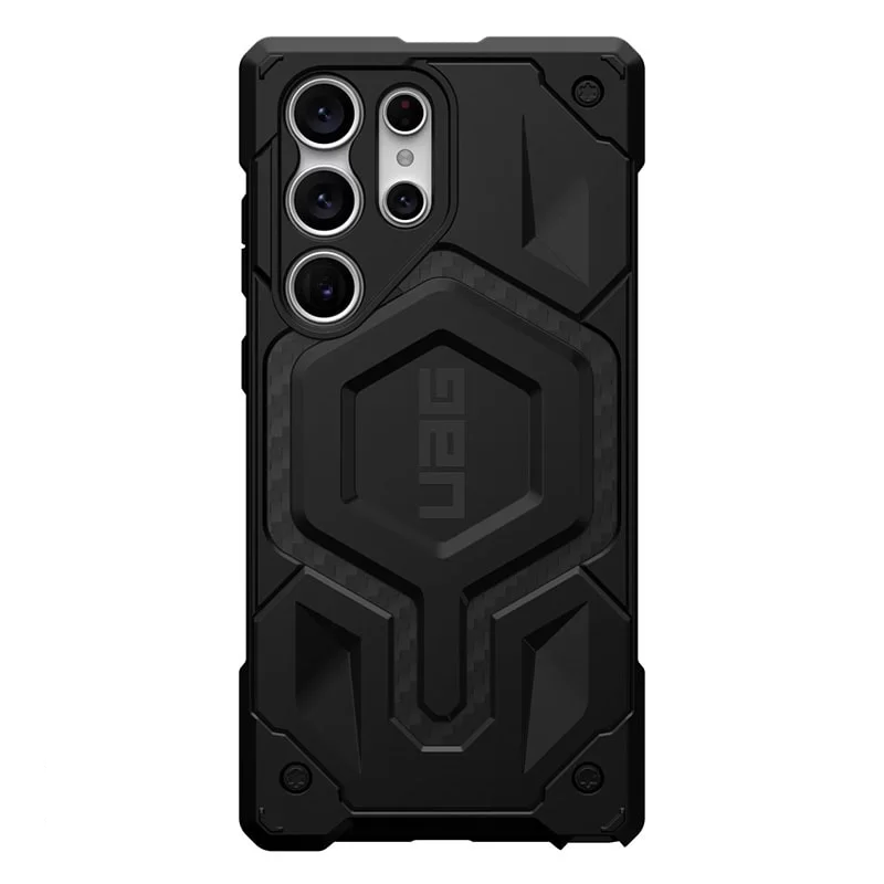UAG Samsung S23 Ultra Monarch Pro Series Phone Case – Carbon Fiber