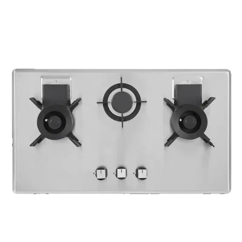 Xpert XST-3 (Easy Clean) 3 Burner Steel Hob With Official Warranty